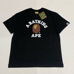 Bape Black Graphic Ape T-Shirt Fits A Size Large